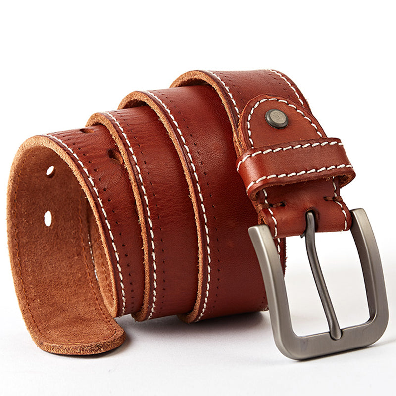 Leather Wide Belt