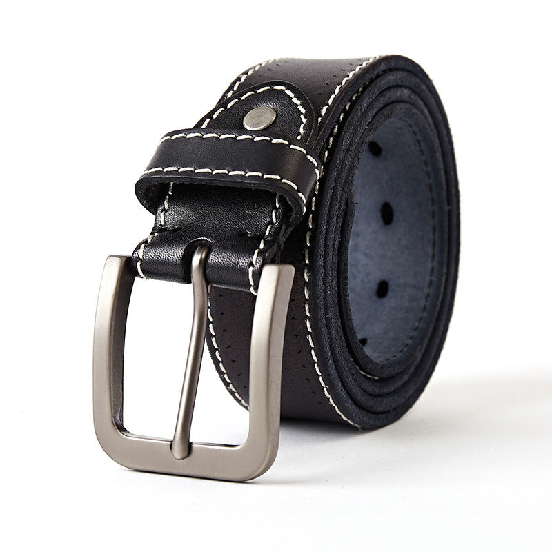 Leather Wide Belt