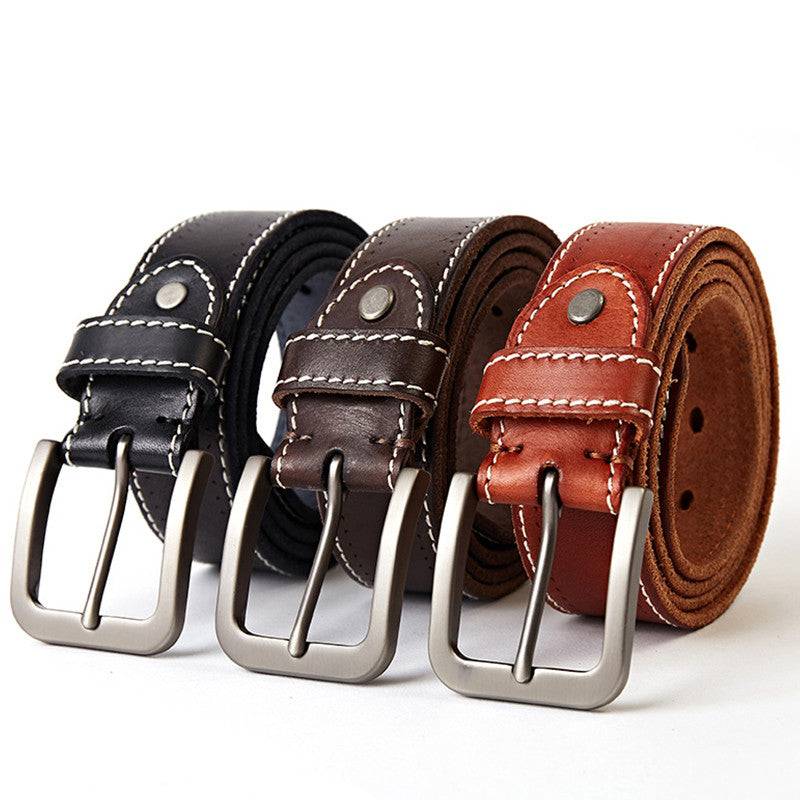 Leather Wide Belt